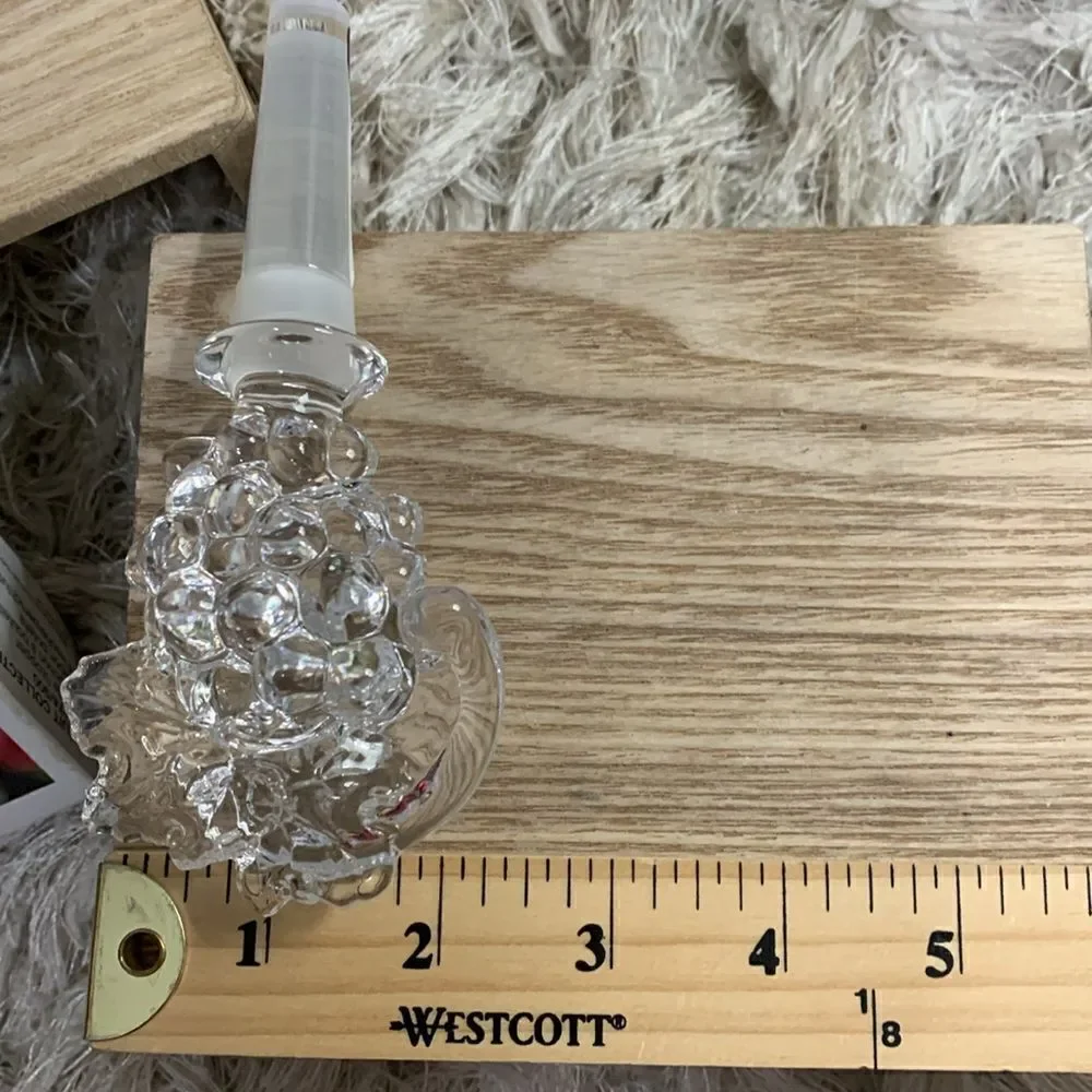 Mikasa Lead Crystal‎ Fruit Collection Grapes  Bottle Stopper